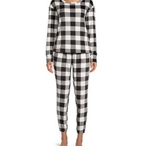 Sleep Chic Womens Velour Long Sleeve 2-pc. Pant Pajama Set